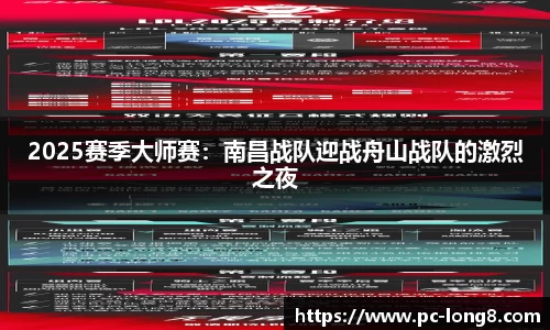 2025赛季大师赛：南昌战队迎战舟山战队的激烈之夜